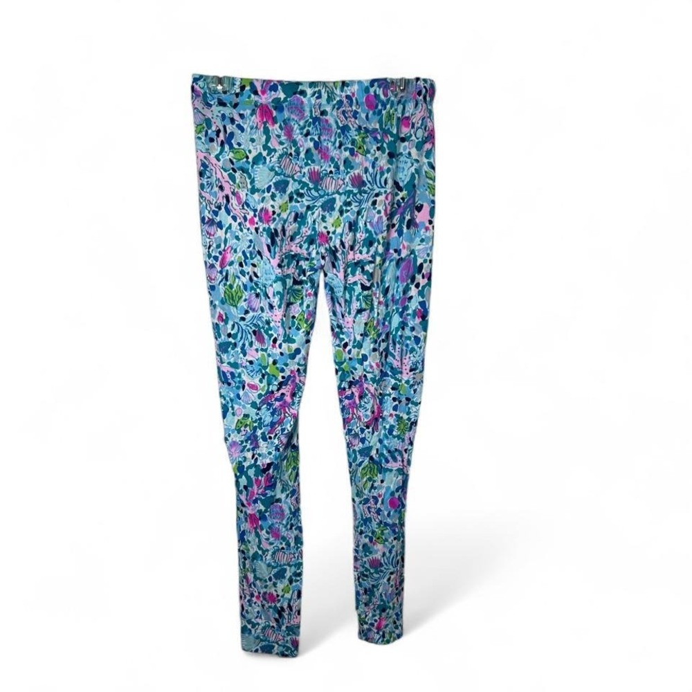 Lilly Pulitzer Tinsley Pajama Joggers In Multi Dive Bar XS - Picture 2 of 5